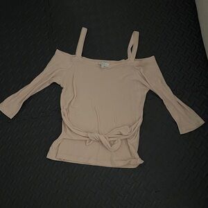 Lucky Brand Blush Off-Shoulder Blouse